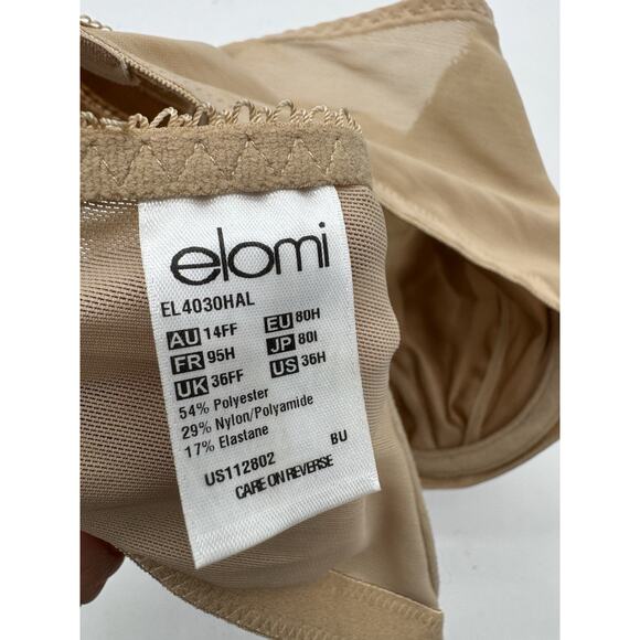 NEW Elomi Cate Underwire Full Cup Banded Bra Style EL4030-HAl 36H B1371 - Picture 4 of 4